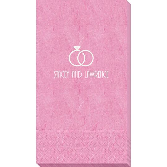 Modern Wedding Rings Bali Guest Towels