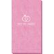 Modern Wedding Rings Bali Guest Towels Image 1 of 3