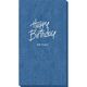 Fun Happy Birthday Bali Guest Towels Image 2 of 2