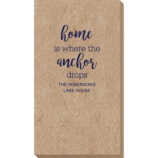 Home is Where the Anchor Drops Bali Guest Towels