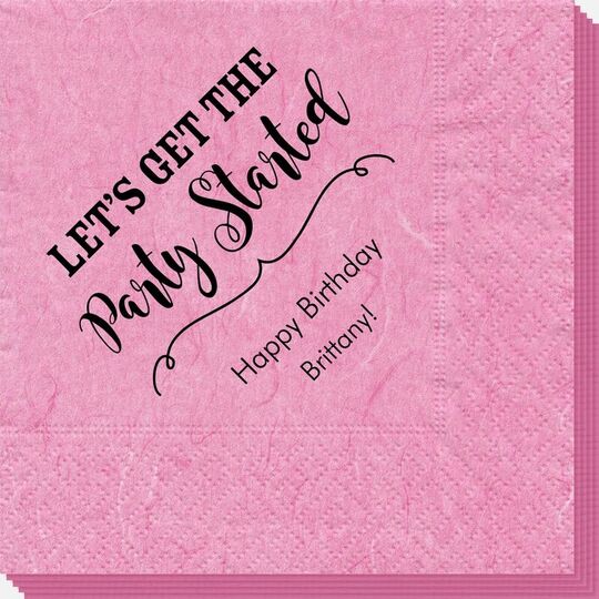 Let's Get the Party Started Bali Napkins