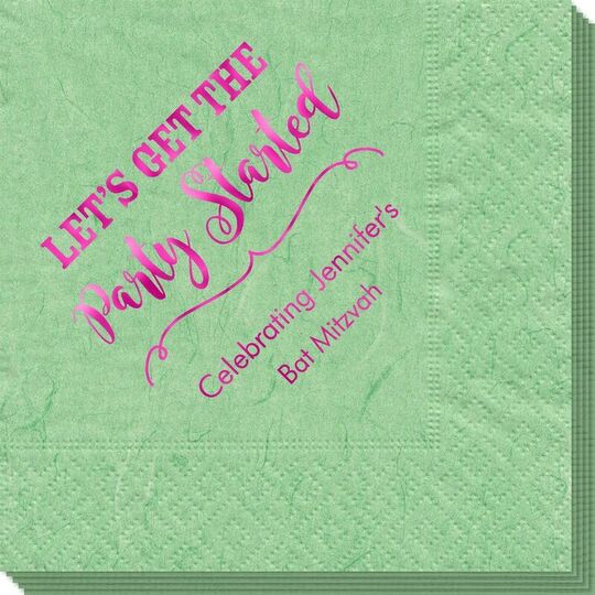 Let's Get the Party Started Bali Napkins