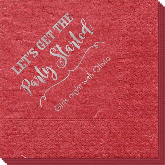 Let's Get the Party Started Bali Napkins