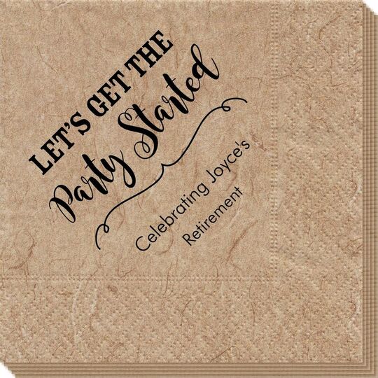 Let's Get the Party Started Bali Napkins