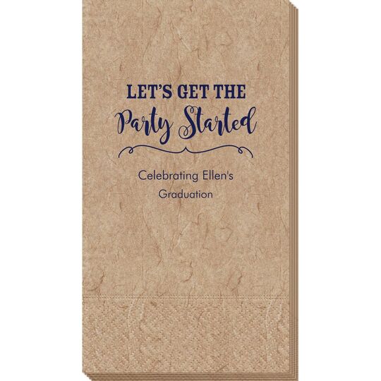 Let's Get the Party Started Bali Guest Towels