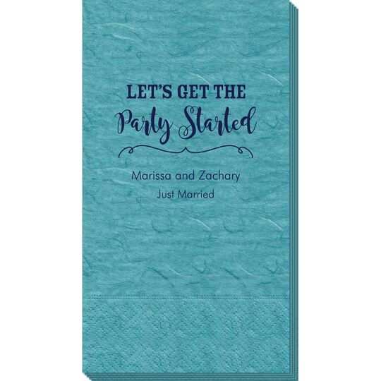 Let's Get the Party Started Bali Guest Towels