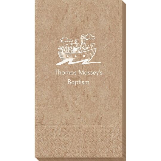 Noah's Ark with Animals Bali Guest Towels