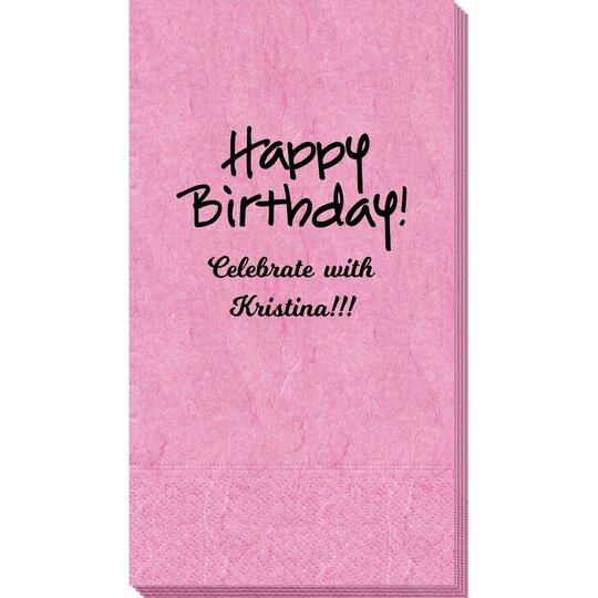 Studio Happy Birthday Bali Guest Towels