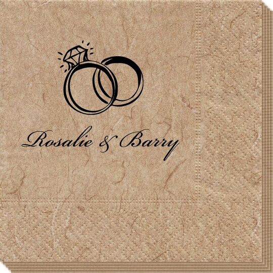 Wedding Rings Bali Napkins