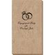 Wedding Rings Bali Guest Towels Image 1 of 3