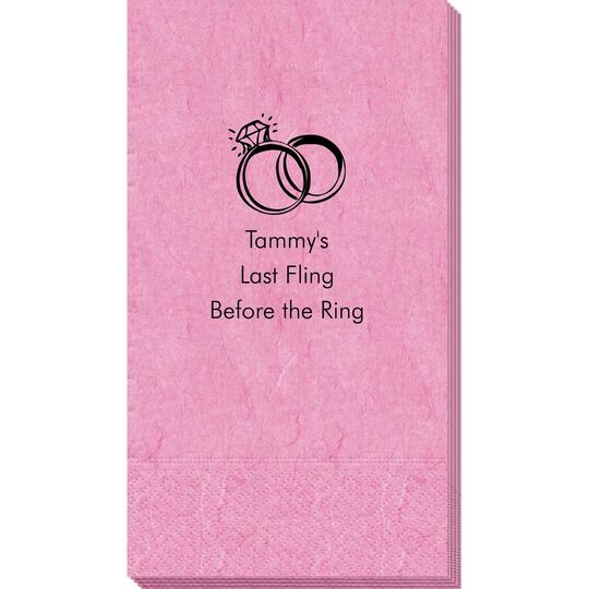 Wedding Rings Bali Guest Towels
