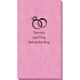 Wedding Rings Bali Guest Towels Image 2 of 3