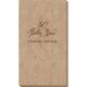 Elegant 50 Golden Years Bali Guest Towels Image 2 of 2