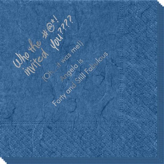 Fun Who Invited You Bali Napkins