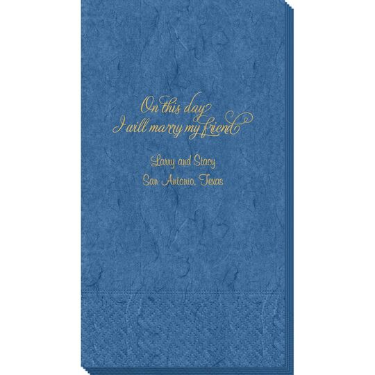 Elegant On This Day Bali Guest Towels
