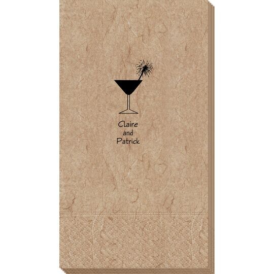 Martini Sparkler Bali Guest Towels