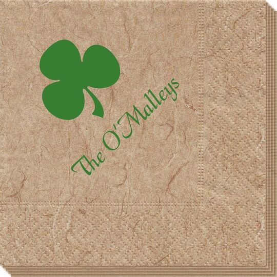 Three Leaf Shamrock Bali Napkins