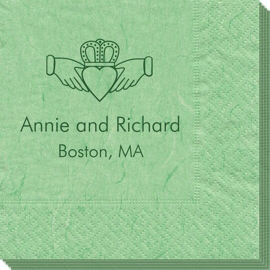 Traditional Irish Claddaugh Bali Napkins