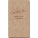 Expressive Script Celebrate Bali Guest Towels Image 4 of 5