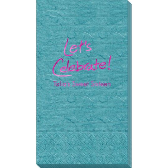 Fun Let's Celebrate Bali Guest Towels