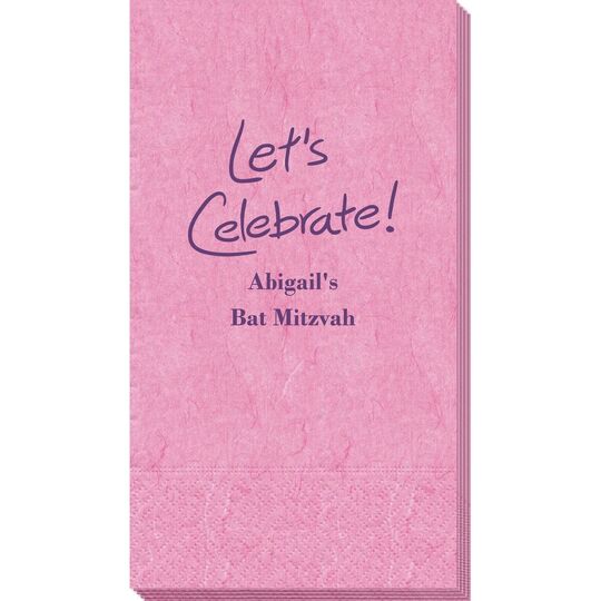 Fun Let's Celebrate Bali Guest Towels