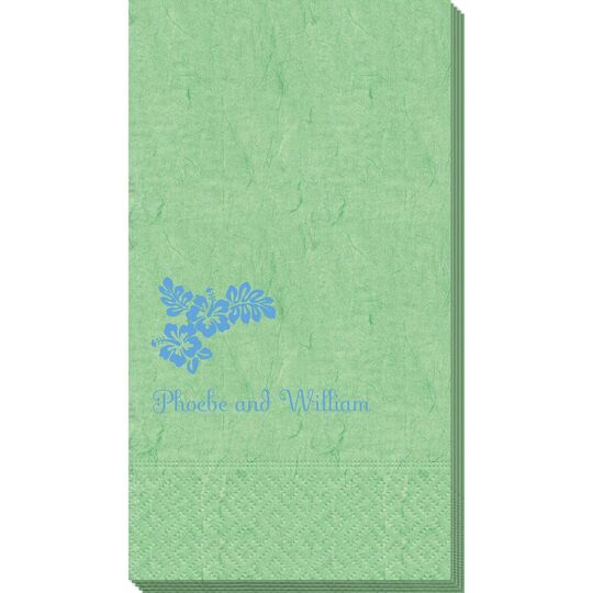 Hibiscus Flowers Bali Guest Towels