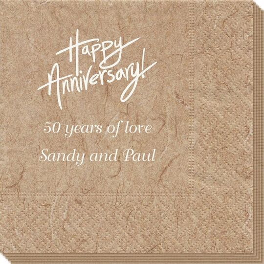 Fun Happy Anniversary Bali Napkins