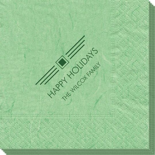 Modern Deco Scroll Bali Napkins