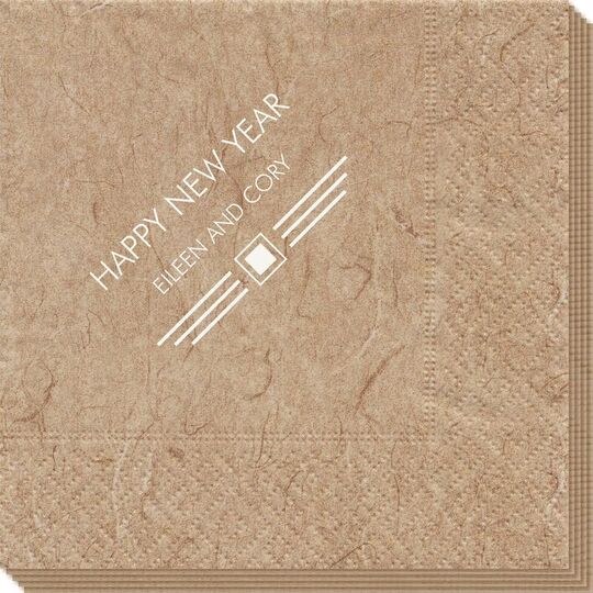 Modern Deco Scroll Bali Napkins