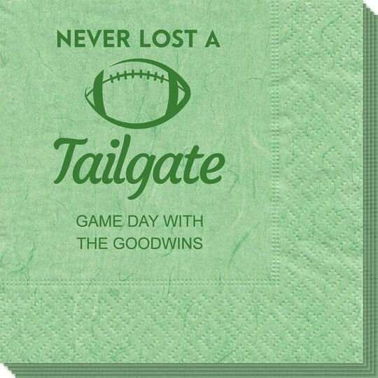Never Lost A Tailgate Bali Napkins