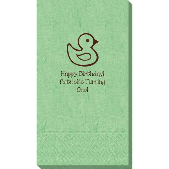 Rubber Ducky Bali Guest Towels