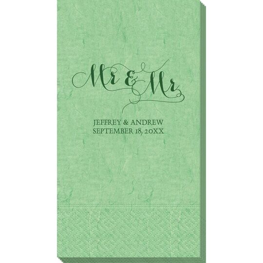 Scroll Mr & Mr Bali Guest Towels