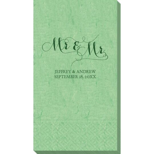 Scroll Mr & Mr Bali Guest Towels