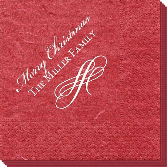 Scrolled Coronation Bali Napkins