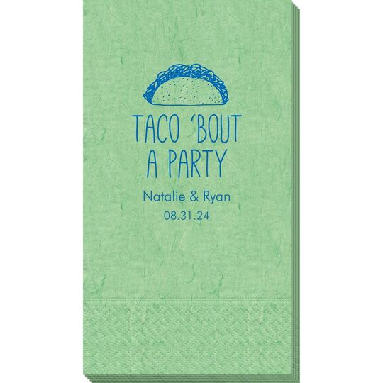 Taco Bout A Party Bali Guest Towels