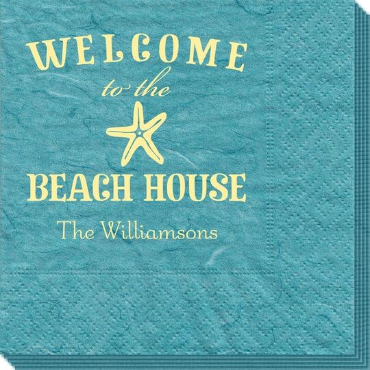 Welcome to the Beach House Bali Napkins