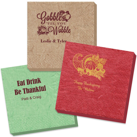 Design Your Own Thanksgiving Bali Napkins