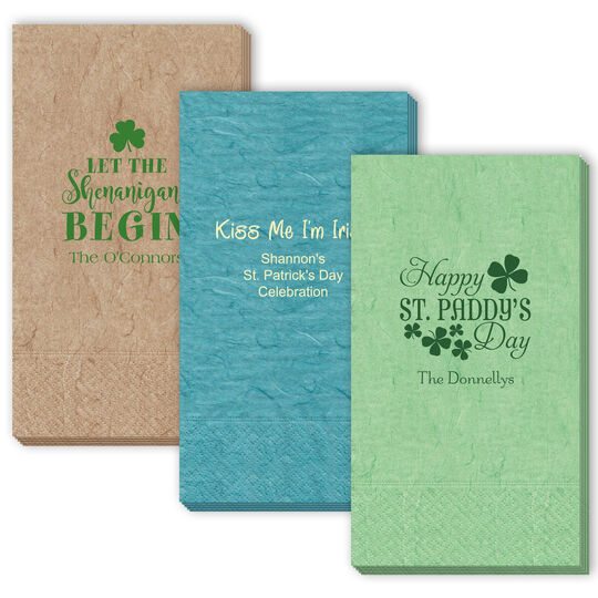 Design Your Own St. Patrick's Day Bali Guest Towels