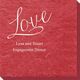 Expressive Script Love Bali Napkins Image 3 of 3
