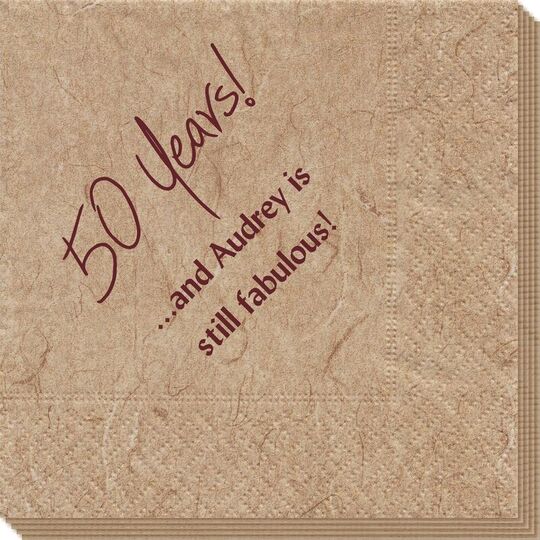Fun 50 Years Bali Napkins