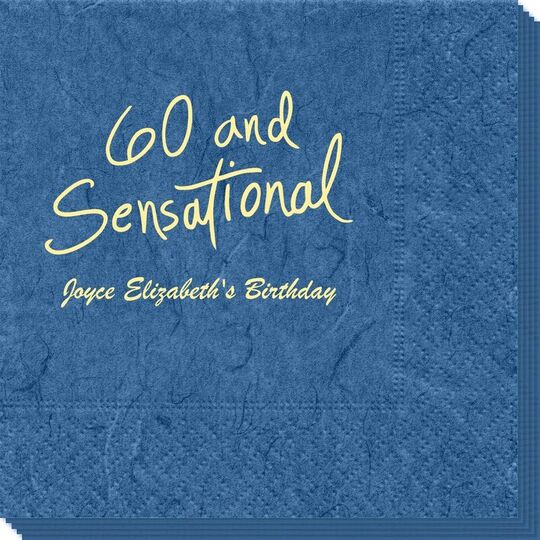 Fun 60 and Sensational Bali Napkins