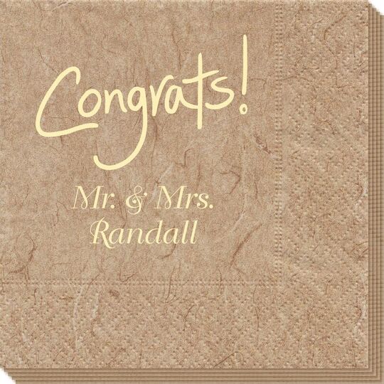 Fun Congrats Bali Napkins