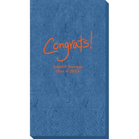 Fun Congrats Bali Guest Towels