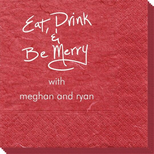 Fun Eat Drink & Be Merry Bali Napkins