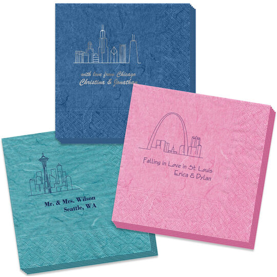 Design Your Own Skyline Bali Napkins