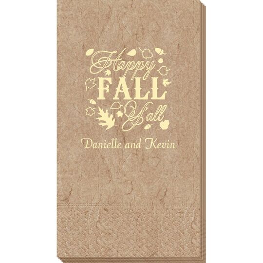 Happy Fall Y'all Bali Guest Towels