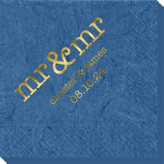 Happy Mr & Mr Bali Napkins