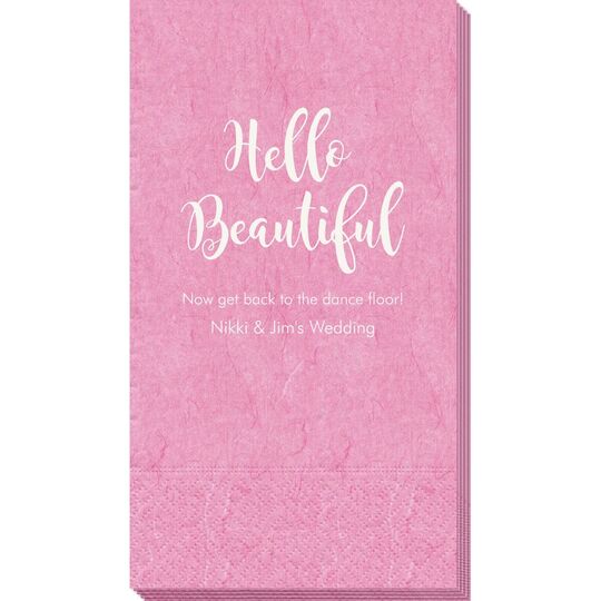 Hello Beautiful Bali Guest Towels