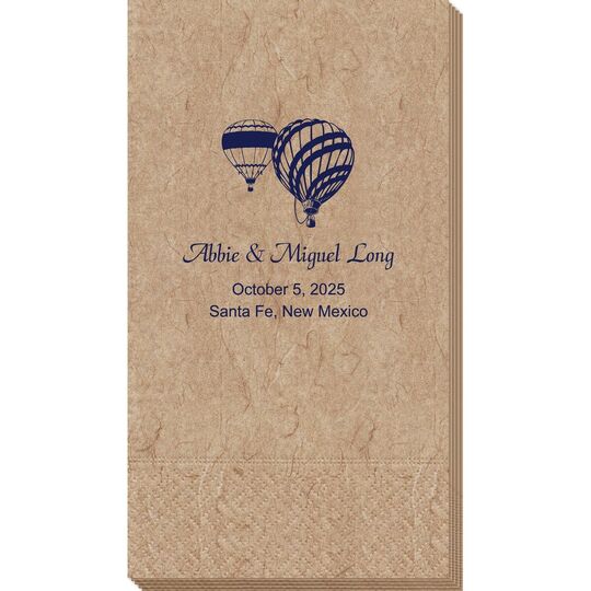 Hot Air Balloon Bali Guest Towels