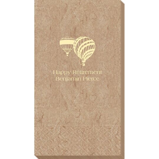 Hot Air Balloon Bali Guest Towels